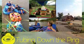 Tubing down the Ping