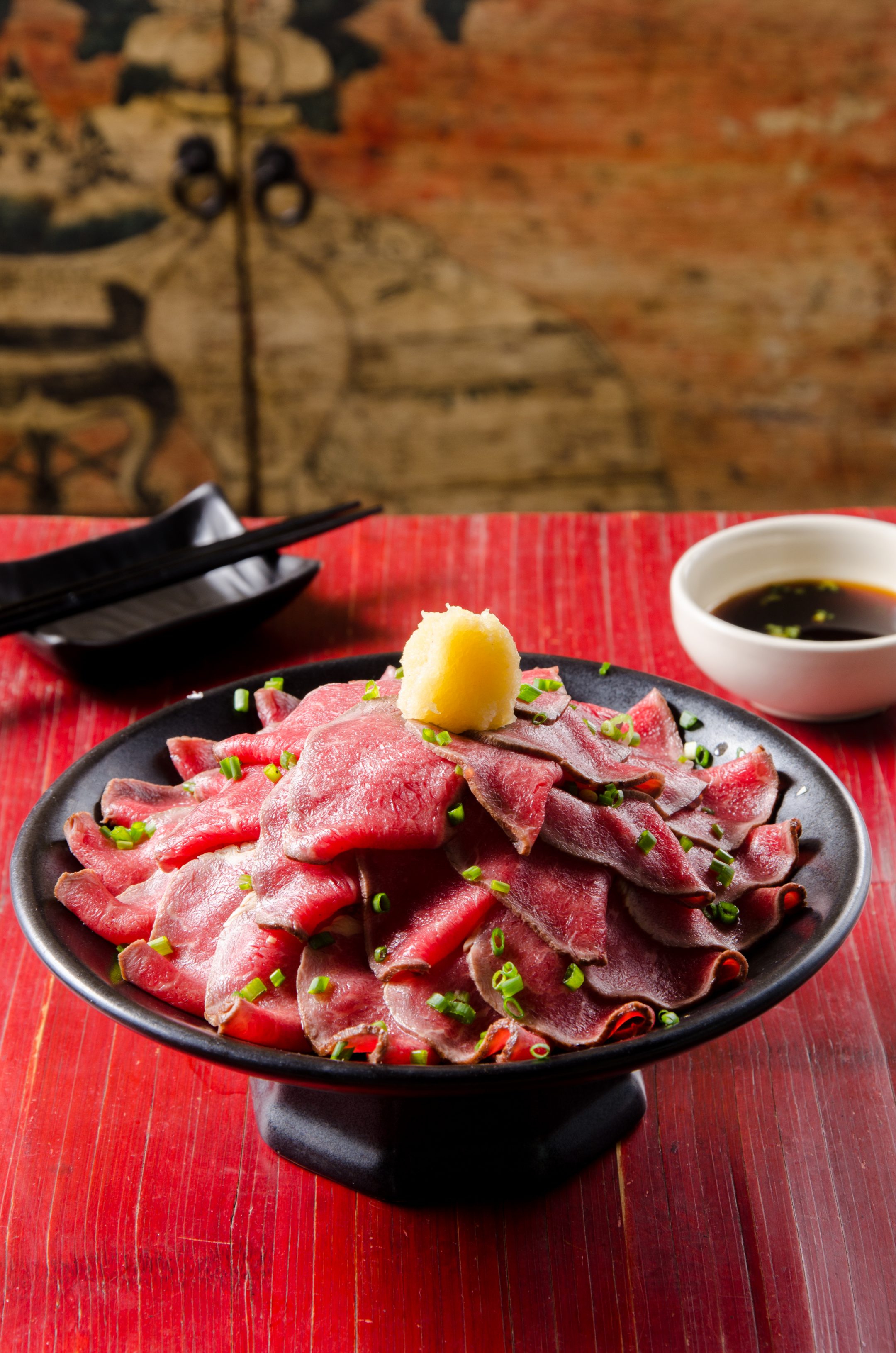 Beef Tataki at Tengoku Chiang Mai