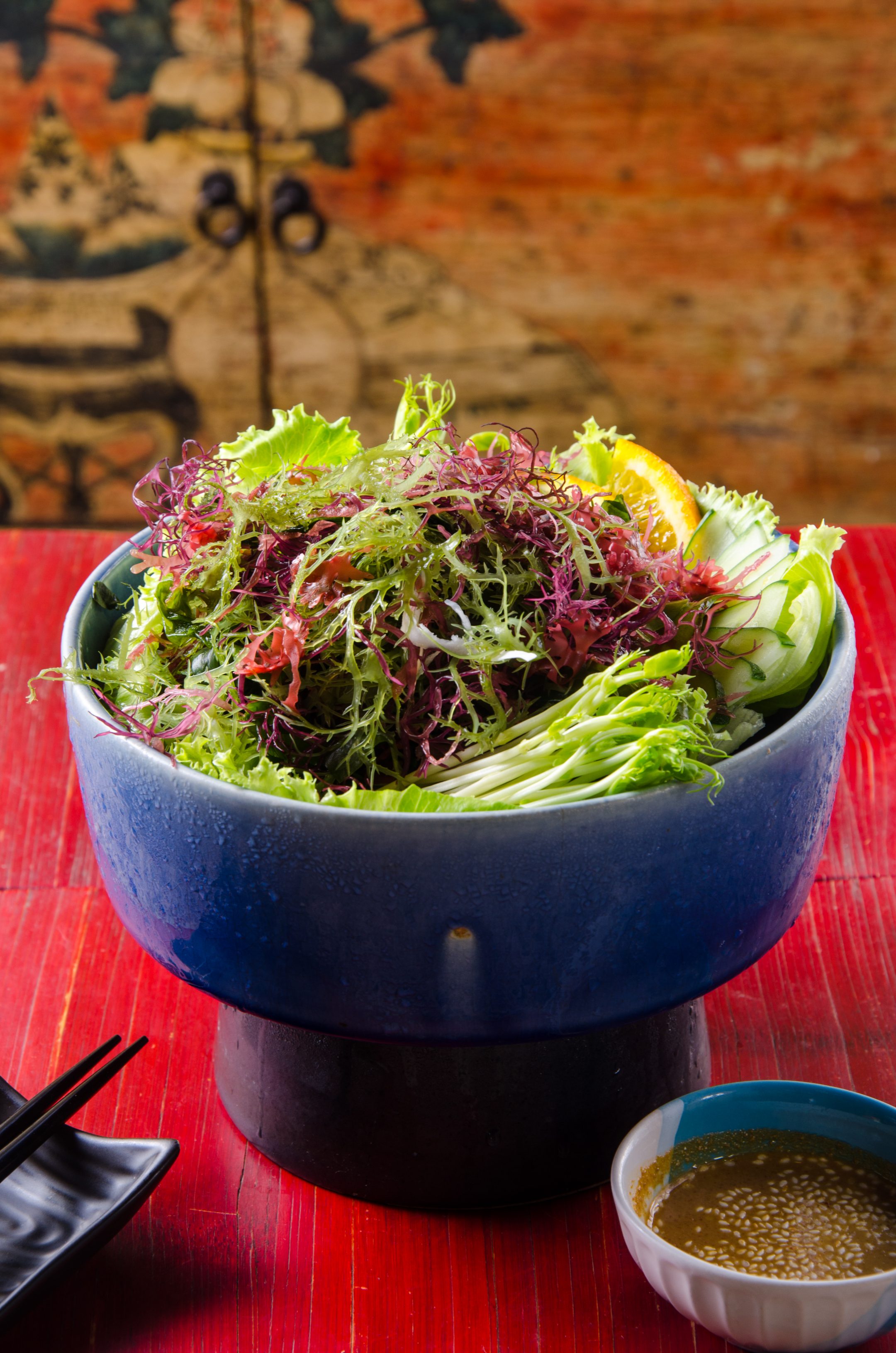 Japanese fresh seaweed salad at Tengoku