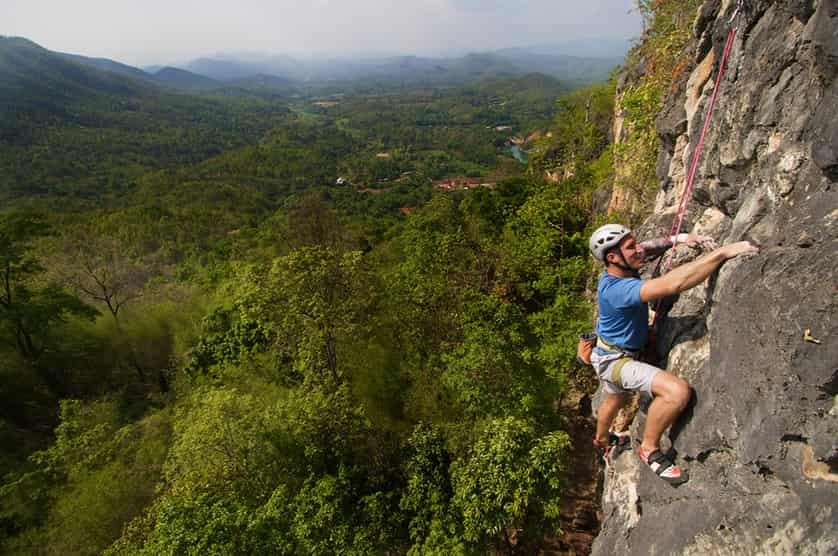 rock-climbing