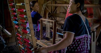 Traditioal weaving in Chiang Mai