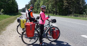 charity cyclists