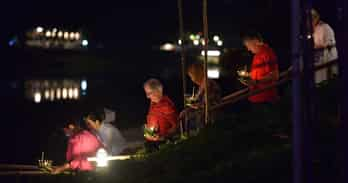 Loy Kratong and Yee Peng in Chiang Mai