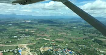 Mae Sot Thailand from the air