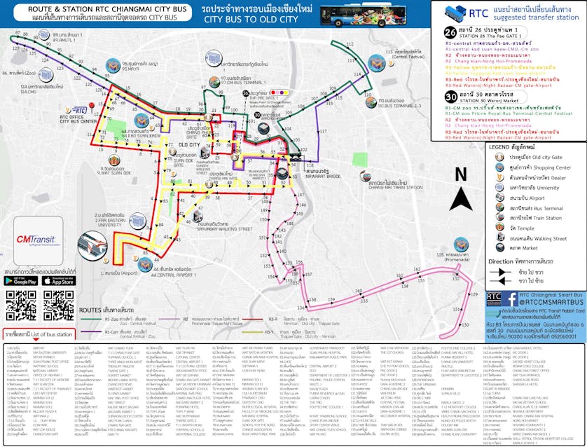 Chiang Mai bus routes in English - Chiang Mai Citylife chiang-mai-bus-routes-in-english-chiang-mai-citylife