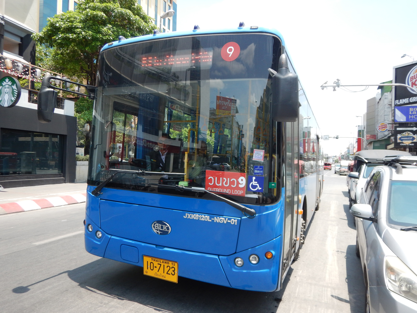 RTC Chiang Mai Smartbus - the blue bus