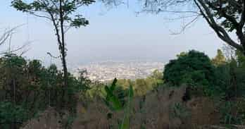 doi suthep in the haze