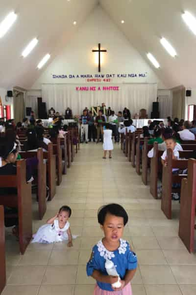 The Kachin celebrate Mothers' Day in church